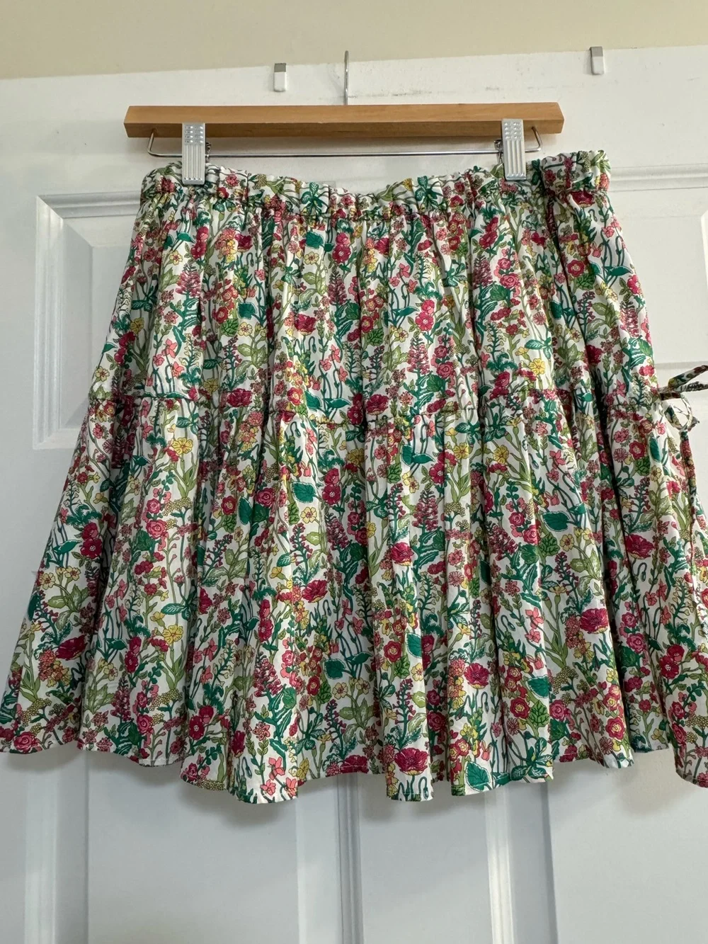 J. Crew x Liberty print collab skirt - Floral Tiered Cotton Skirt- like new!